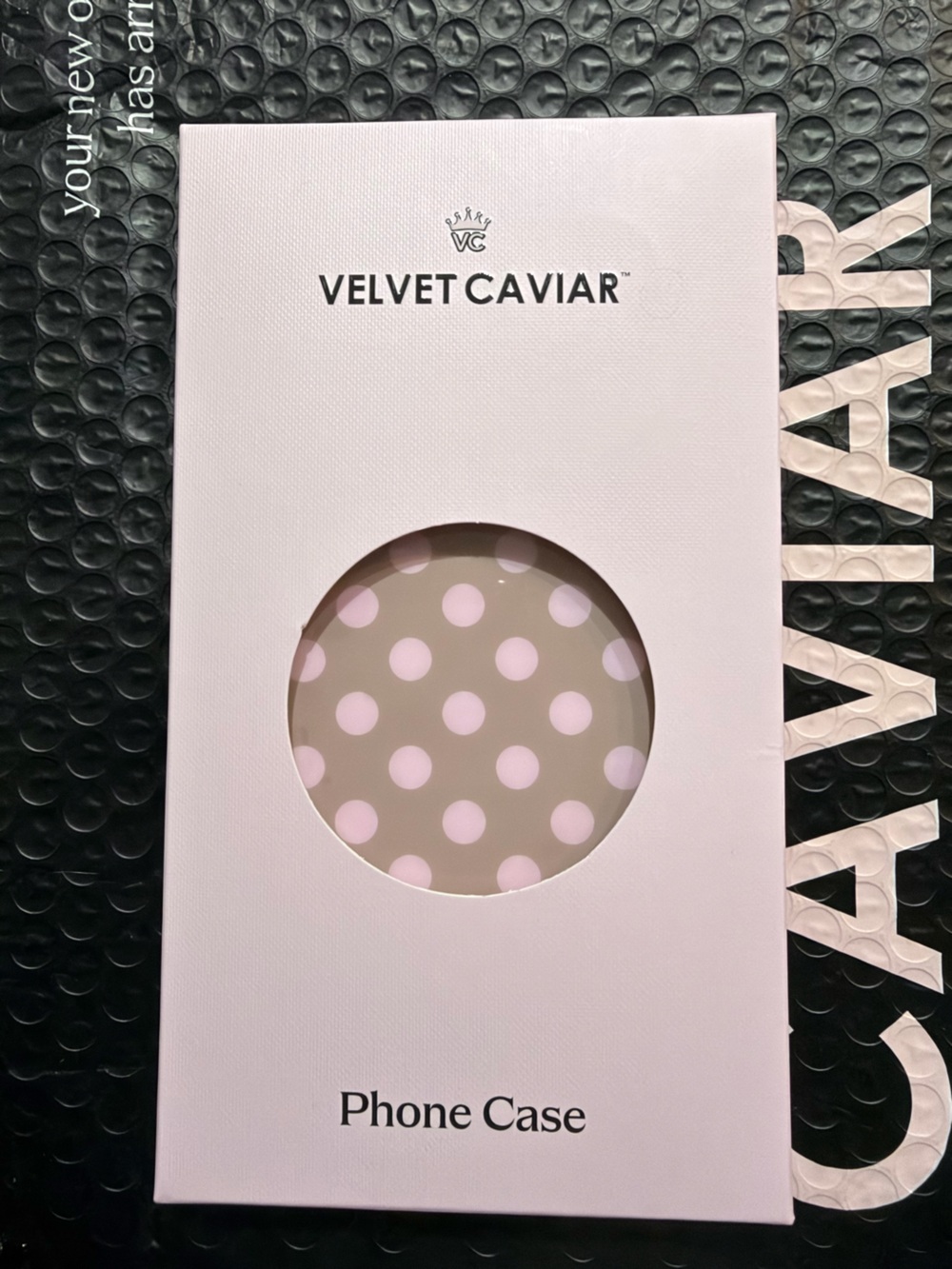 Velvet Caviar Brown Sugar Polka Dot iPhone 18 Pro Case